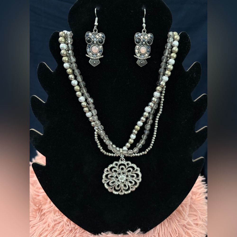 Owl jewelry set